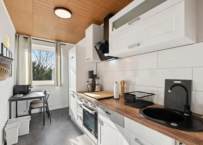 דירה Getaway Mit Balkon - Ruhiges Business-apartment - Messe Dus & Airport