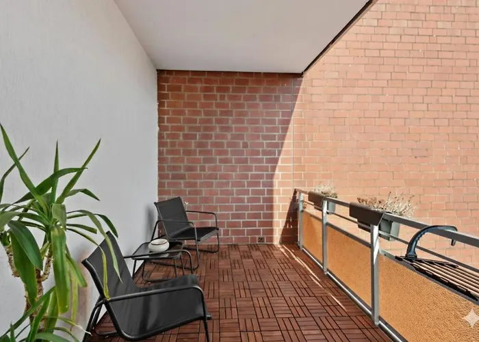 Διαμέρισμα Getaway Mit Balkon - Ruhiges Business-apartment - Messe Dus & Airport