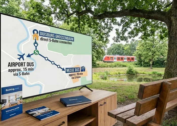 Getaway Mit Balkon - Ruhiges Business-apartment - Messe Dus & Airport Ντούισμπουργκ